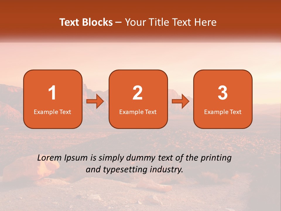 Chocolate Postage Star PowerPoint Template