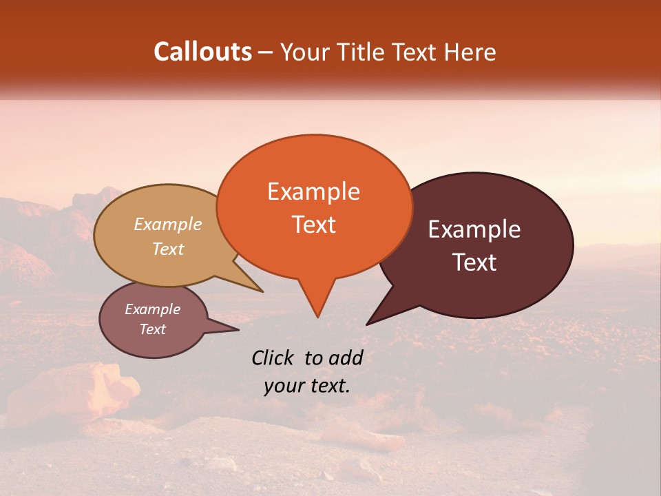 Chocolate Postage Star PowerPoint Template