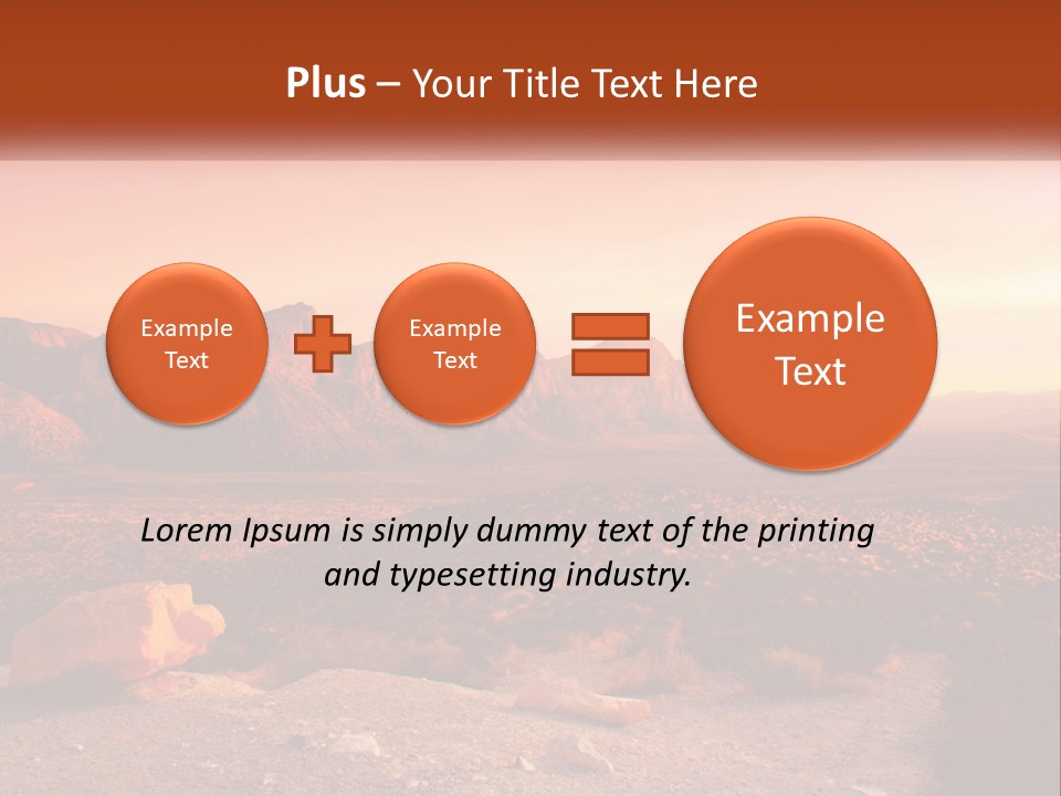 Chocolate Postage Star PowerPoint Template