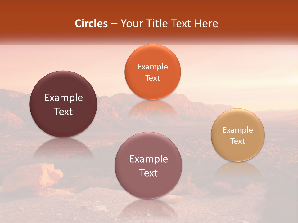 Chocolate Postage Star PowerPoint Template