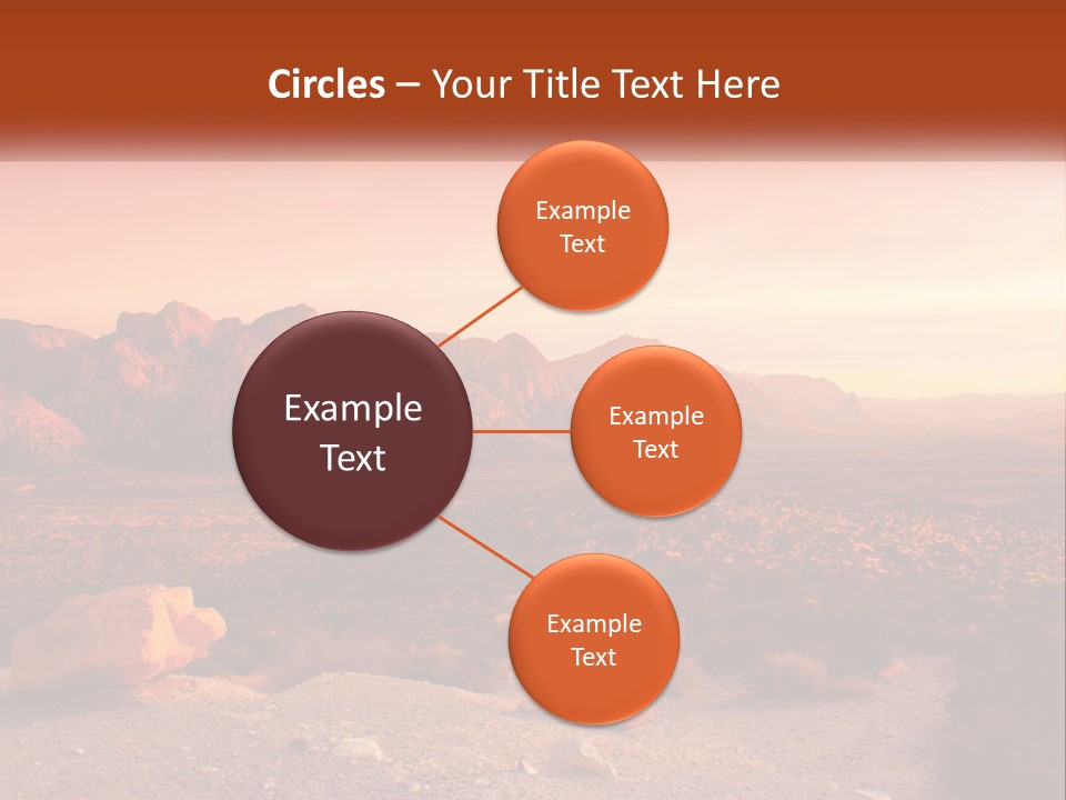 Chocolate Postage Star PowerPoint Template