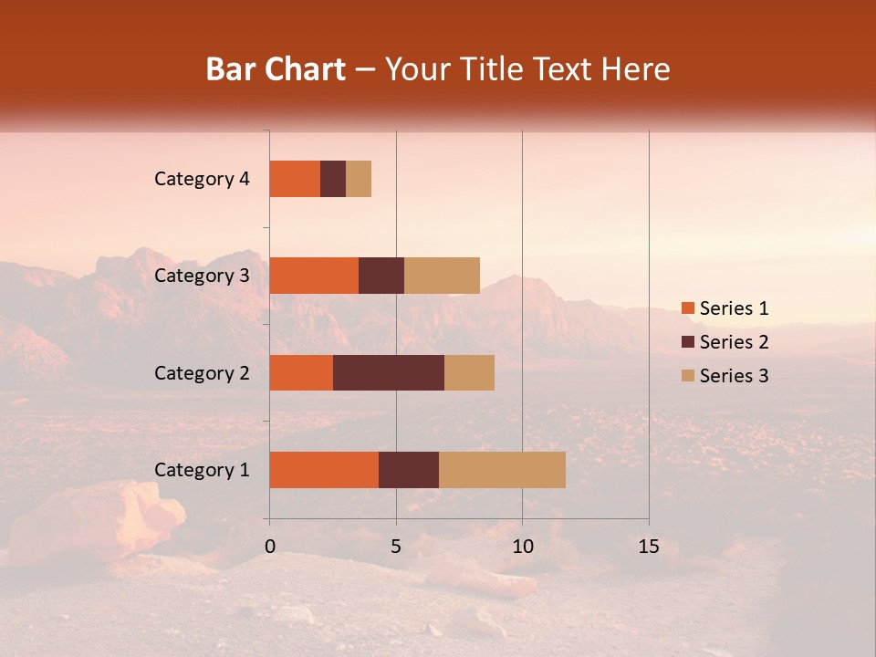 Chocolate Postage Star PowerPoint Template