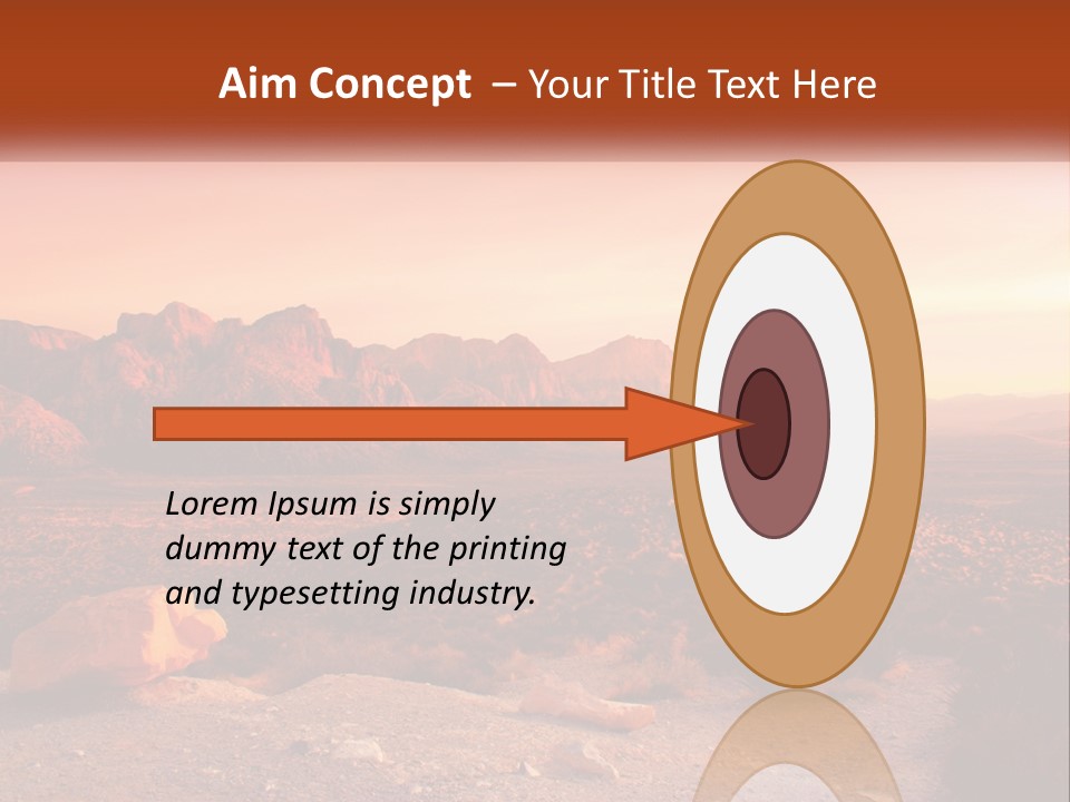 Chocolate Postage Star PowerPoint Template