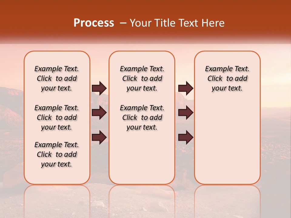 Chocolate Postage Star PowerPoint Template