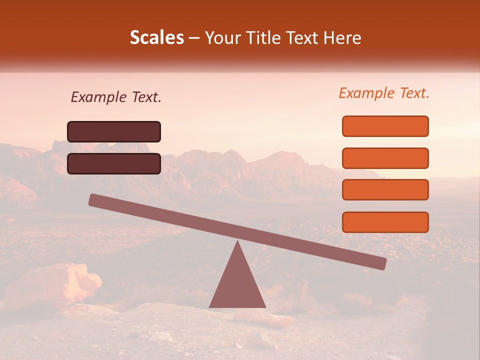 Chocolate Postage Star PowerPoint Template