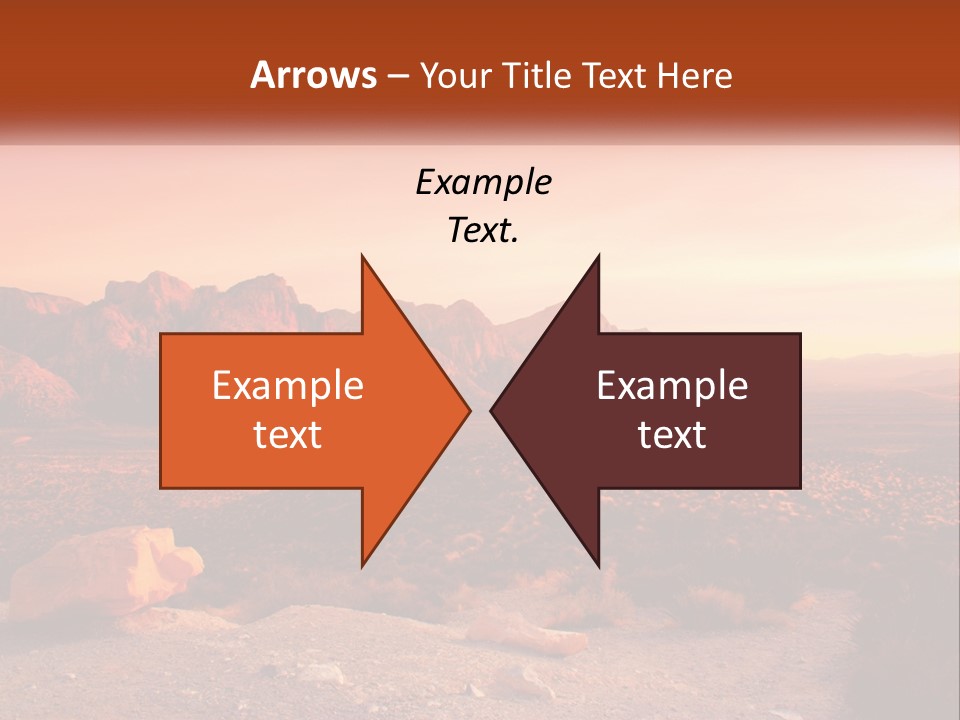 Chocolate Postage Star PowerPoint Template