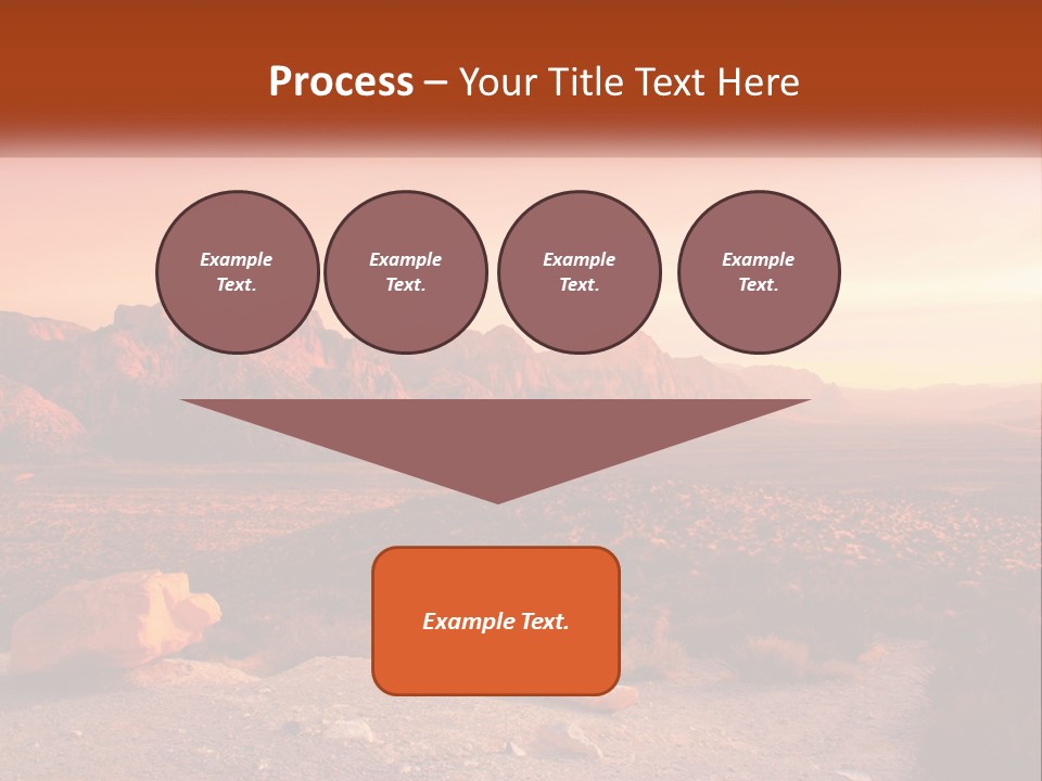 Chocolate Postage Star PowerPoint Template