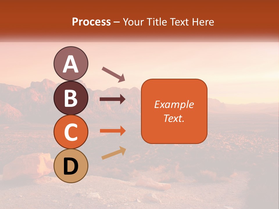 Chocolate Postage Star PowerPoint Template