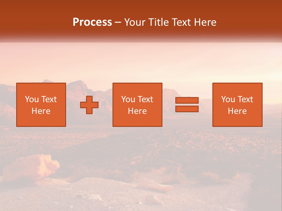 Chocolate Postage Star PowerPoint Template