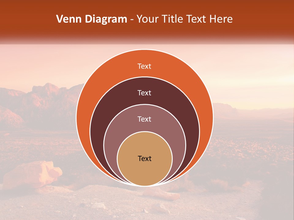 Chocolate Postage Star PowerPoint Template