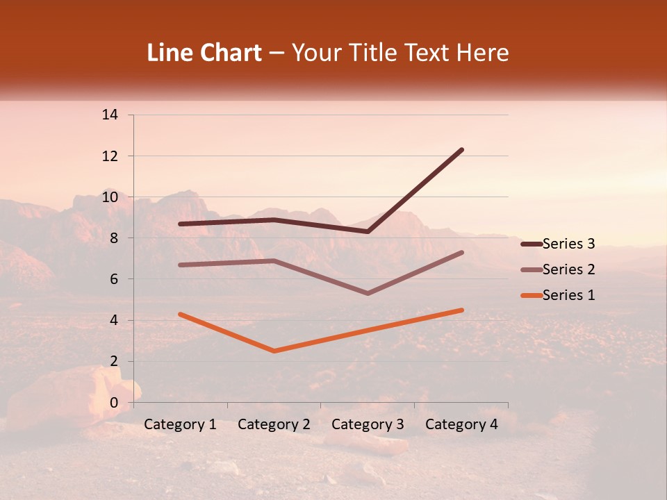 Chocolate Postage Star PowerPoint Template