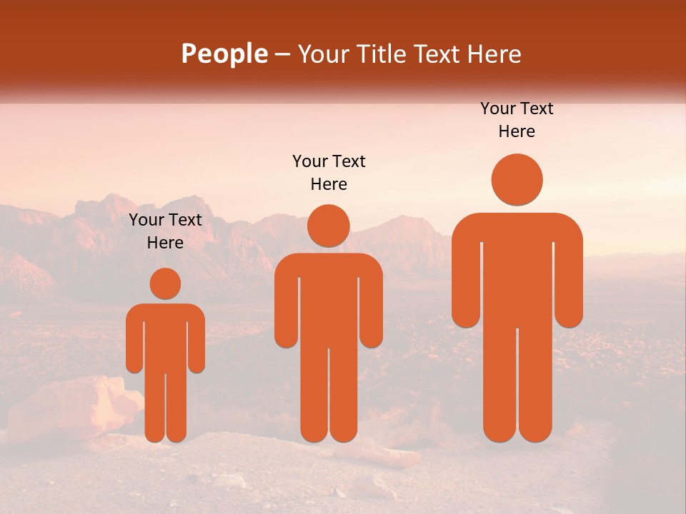 Chocolate Postage Star PowerPoint Template