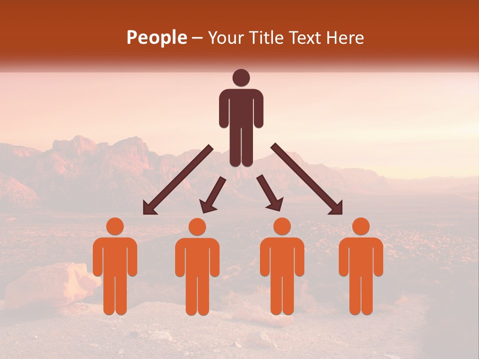 Chocolate Postage Star PowerPoint Template