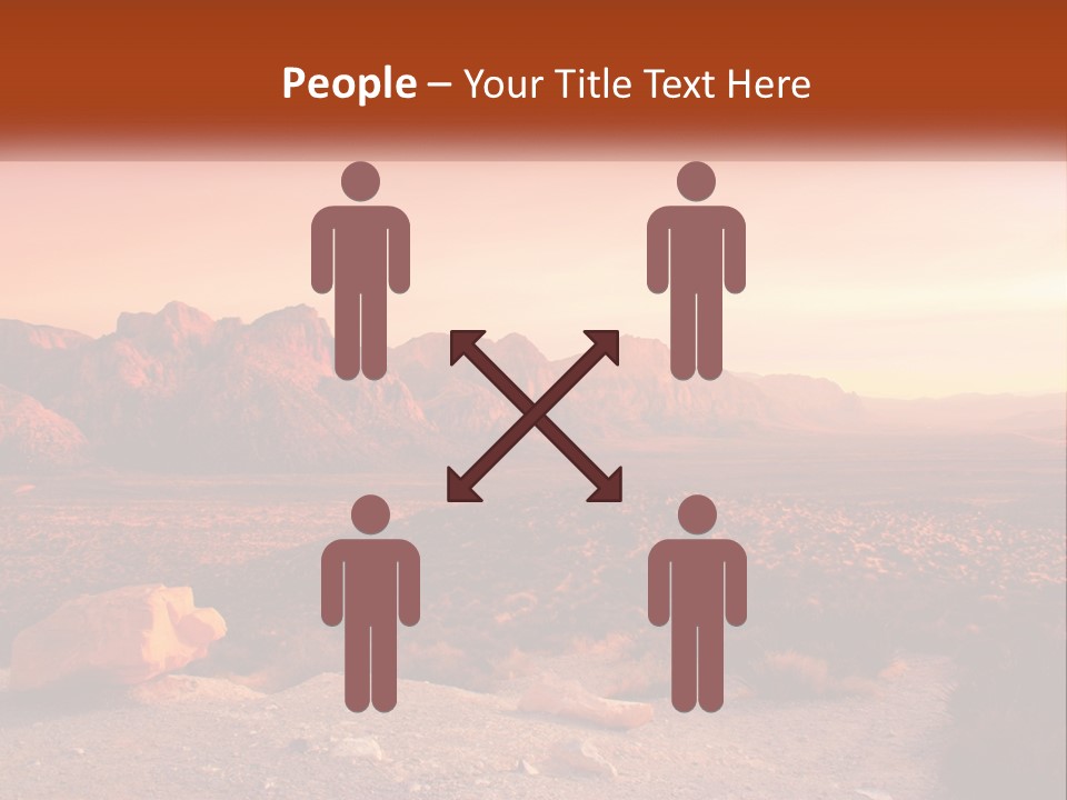 Chocolate Postage Star PowerPoint Template