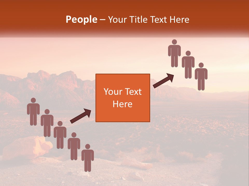 Chocolate Postage Star PowerPoint Template