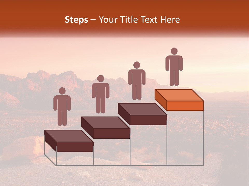 Chocolate Postage Star PowerPoint Template