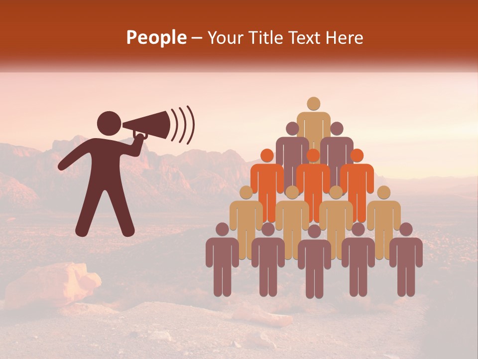 Chocolate Postage Star PowerPoint Template