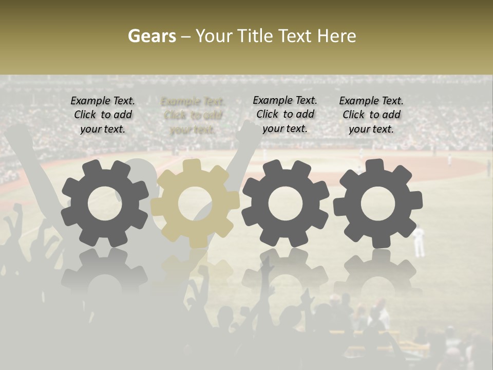 Girl Cake Happiness PowerPoint Template