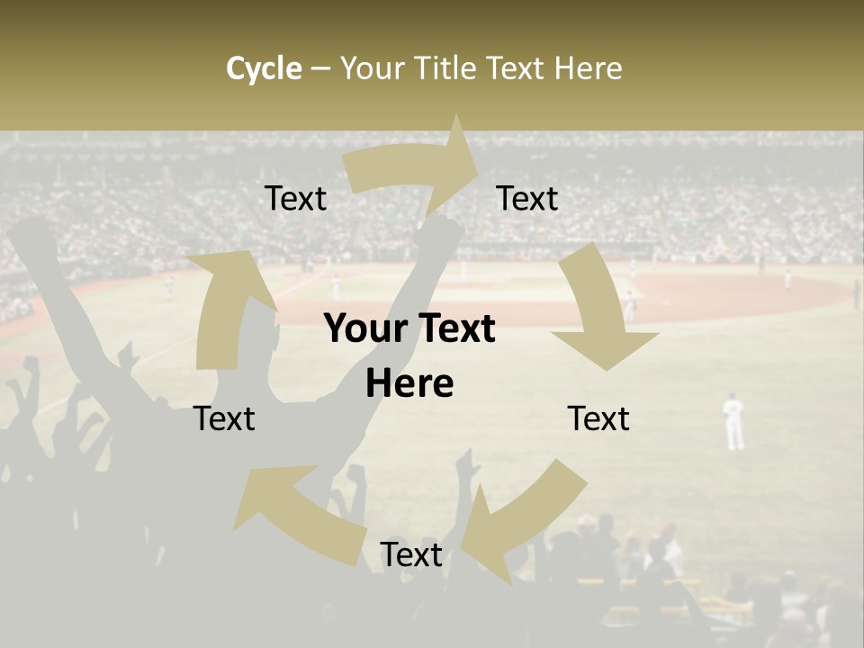 Girl Cake Happiness PowerPoint Template