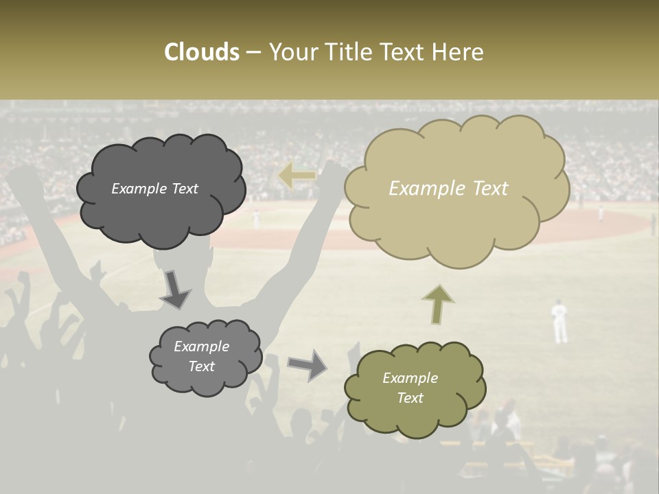 Girl Cake Happiness PowerPoint Template