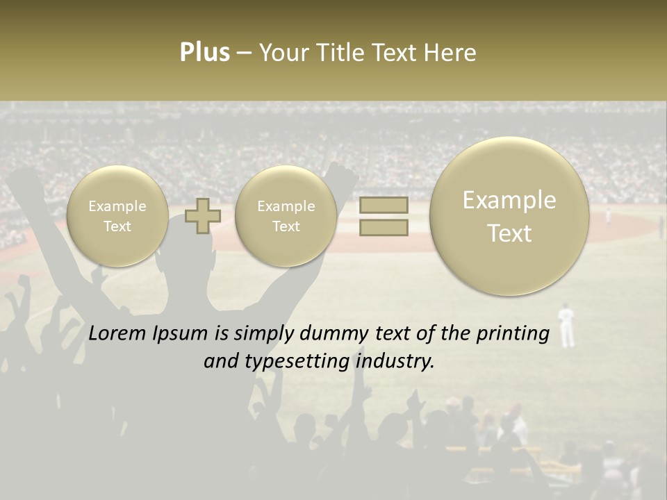 Girl Cake Happiness PowerPoint Template