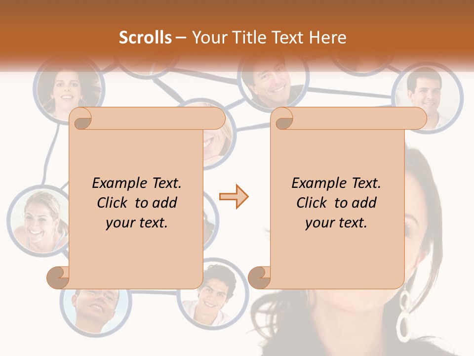 Sweet Stamp Cartoon PowerPoint Template
