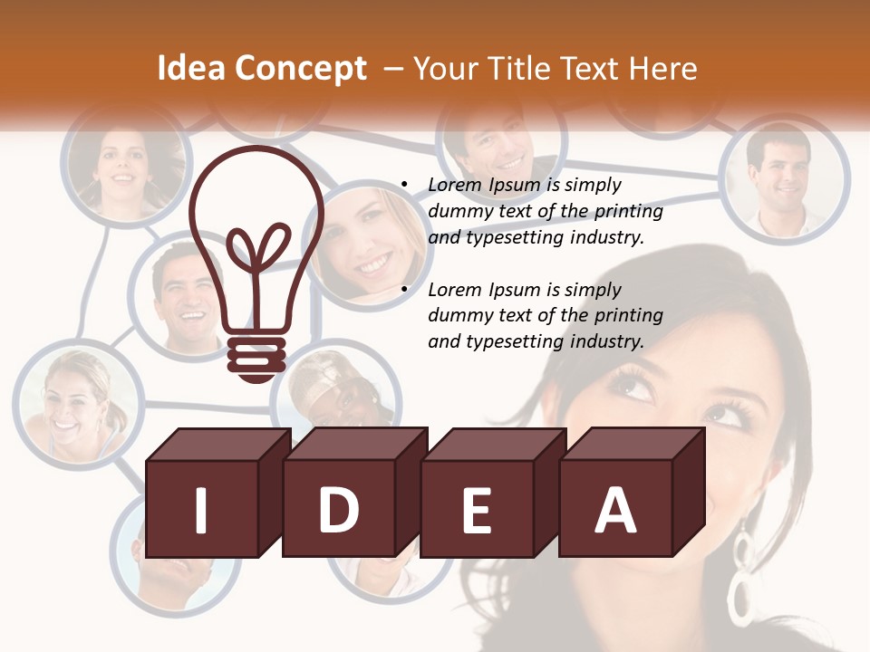 Sweet Stamp Cartoon PowerPoint Template