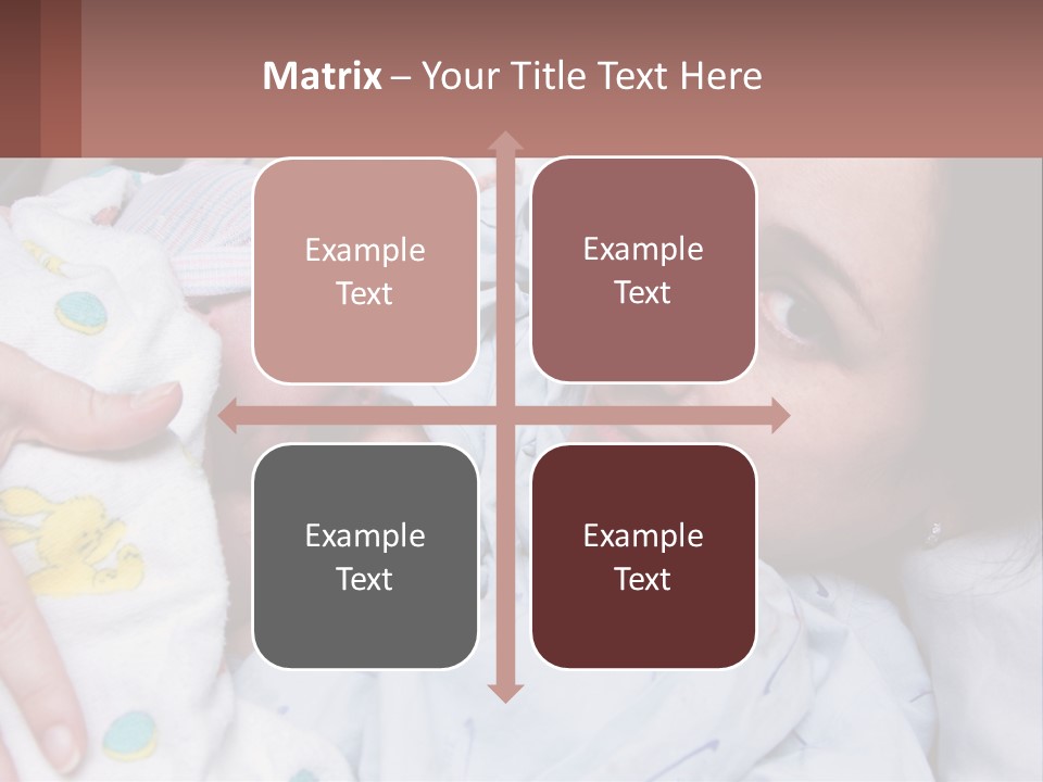 Box Cupcake Decorative PowerPoint Template