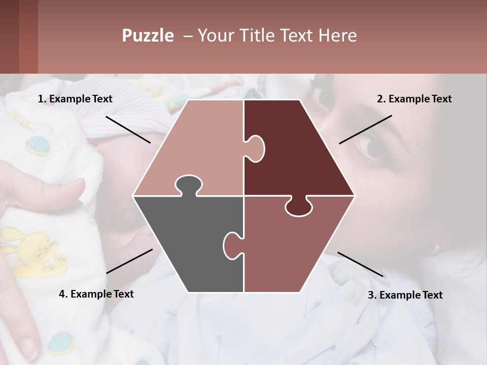 Box Cupcake Decorative PowerPoint Template