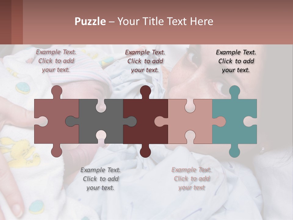 Box Cupcake Decorative PowerPoint Template