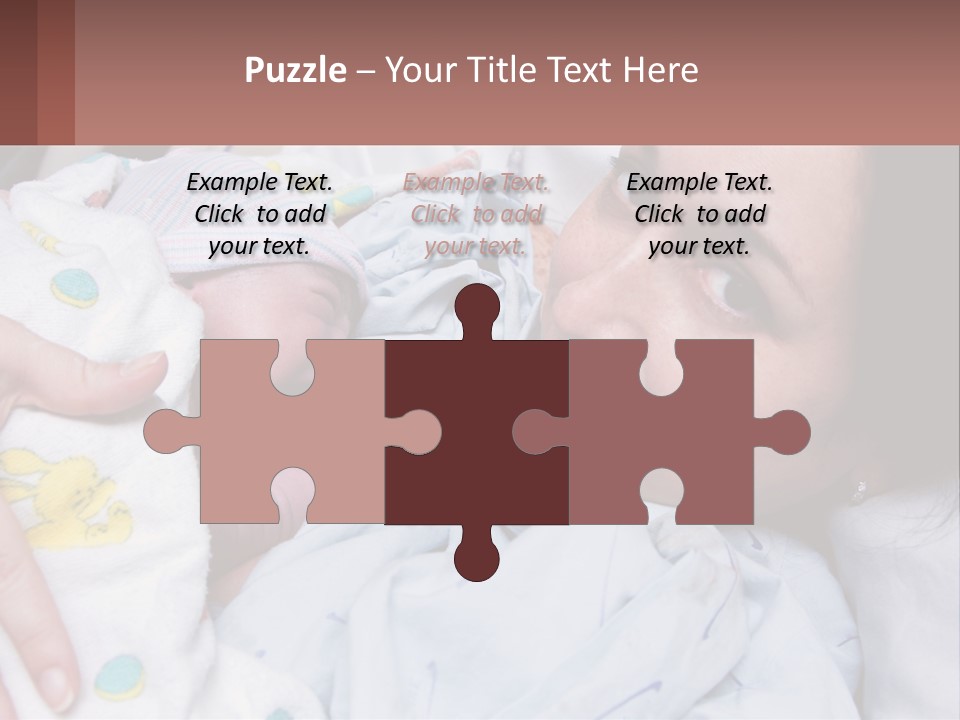 Box Cupcake Decorative PowerPoint Template