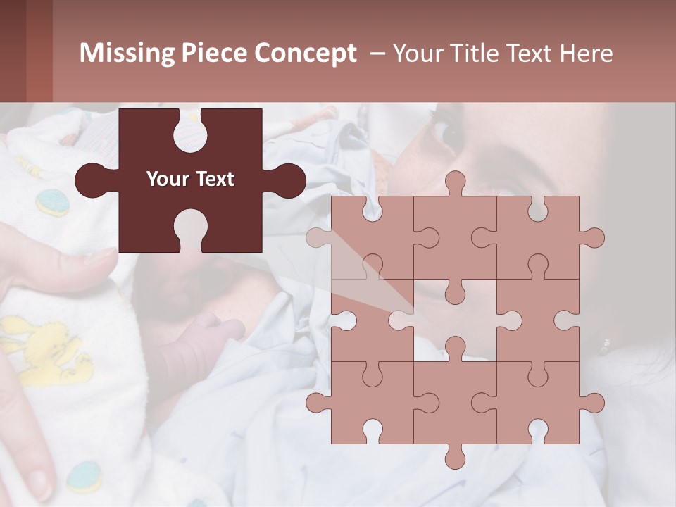 Box Cupcake Decorative PowerPoint Template