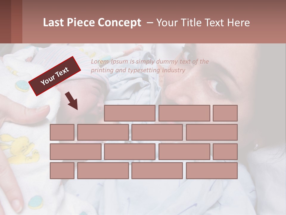 Box Cupcake Decorative PowerPoint Template