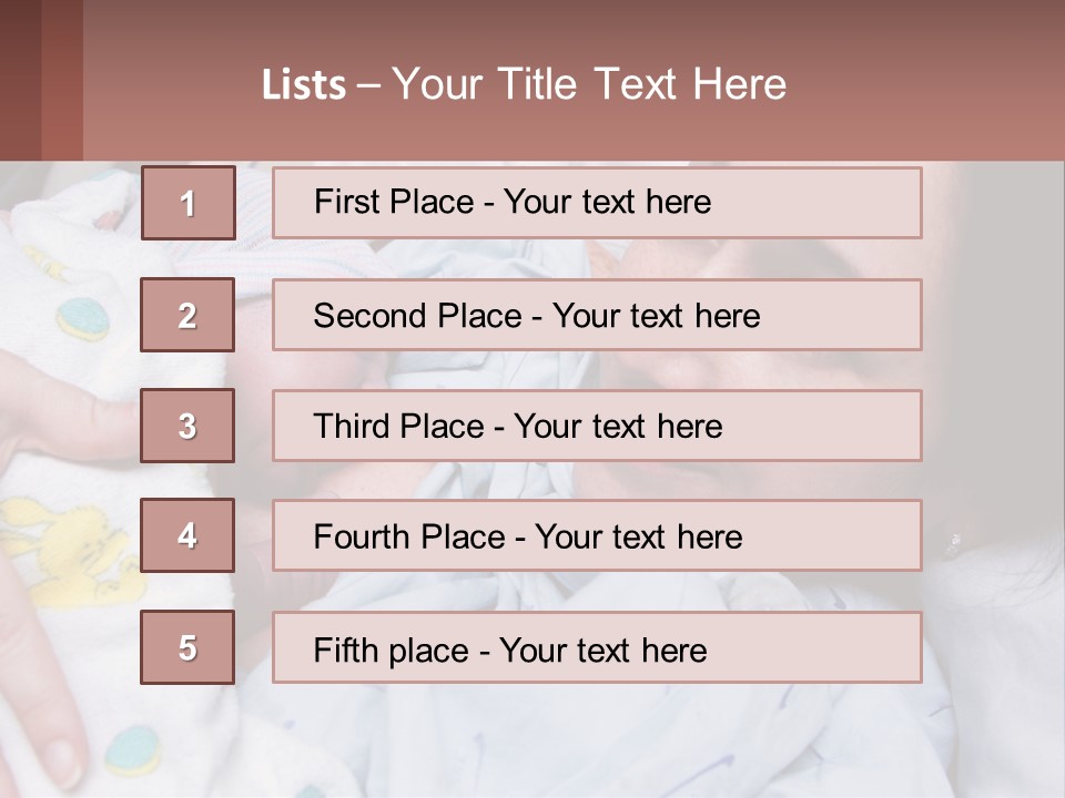 Box Cupcake Decorative PowerPoint Template