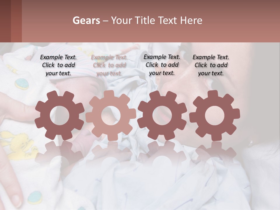 Box Cupcake Decorative PowerPoint Template