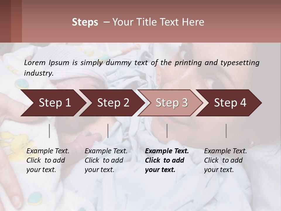 Box Cupcake Decorative PowerPoint Template