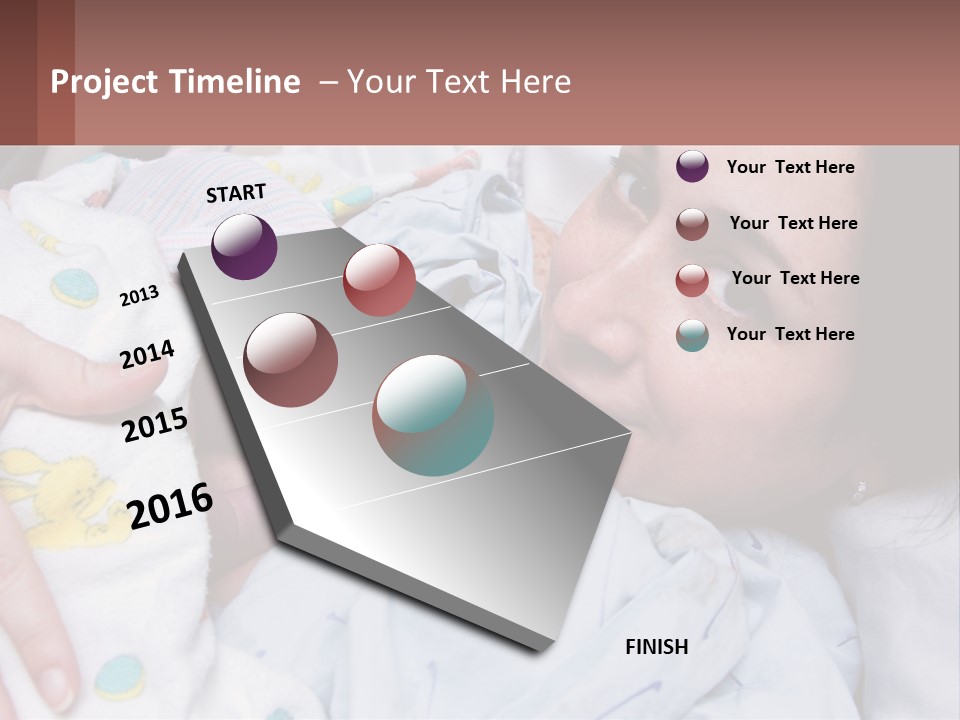 Box Cupcake Decorative PowerPoint Template