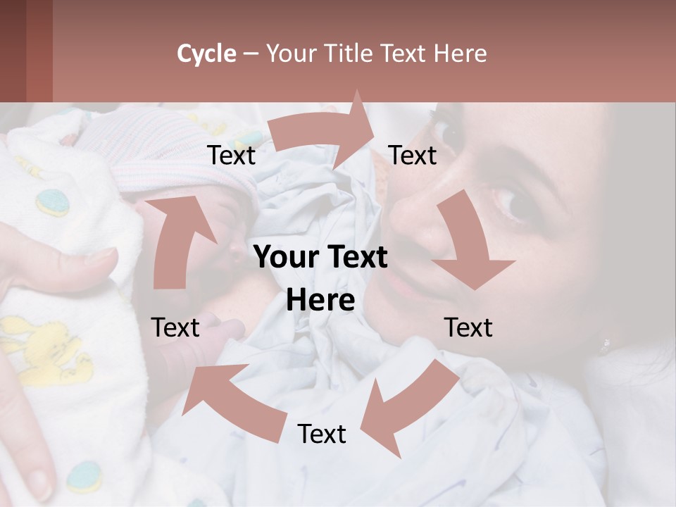 Box Cupcake Decorative PowerPoint Template