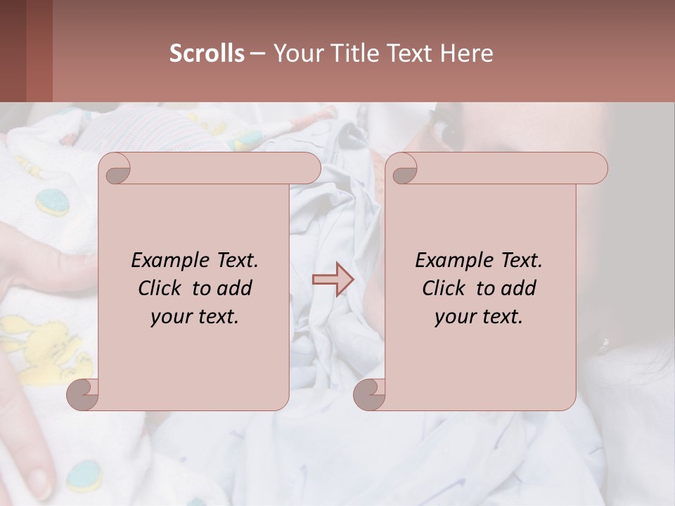 Box Cupcake Decorative PowerPoint Template