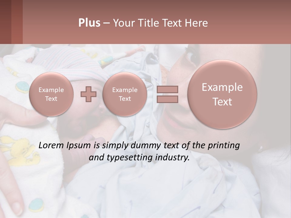 Box Cupcake Decorative PowerPoint Template
