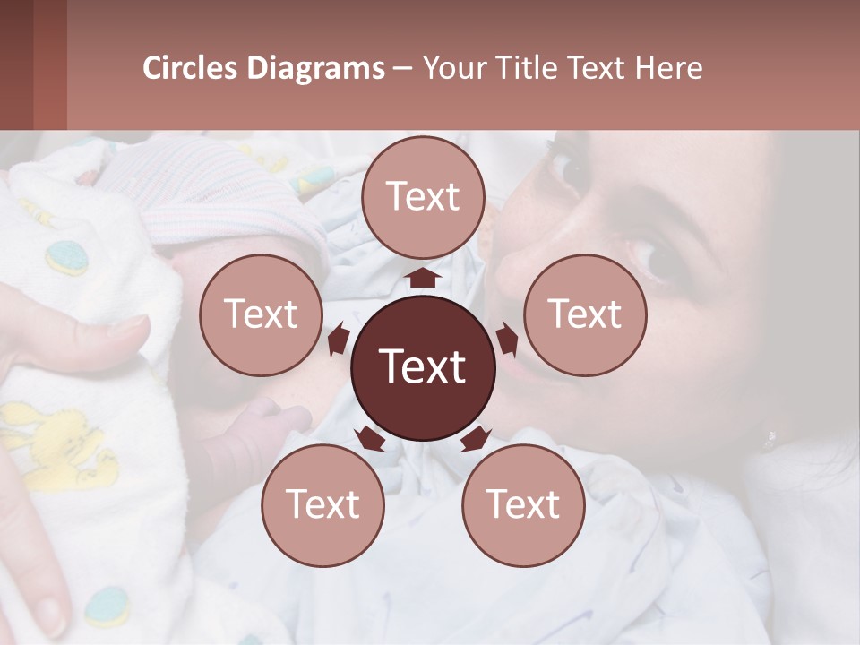 Box Cupcake Decorative PowerPoint Template