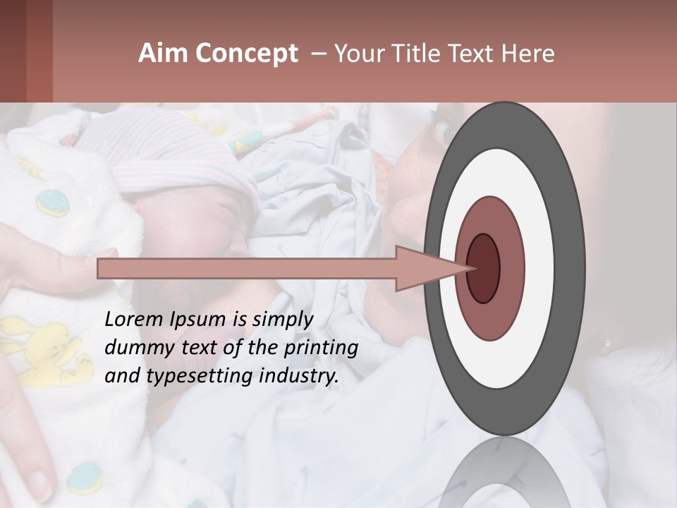 Box Cupcake Decorative PowerPoint Template