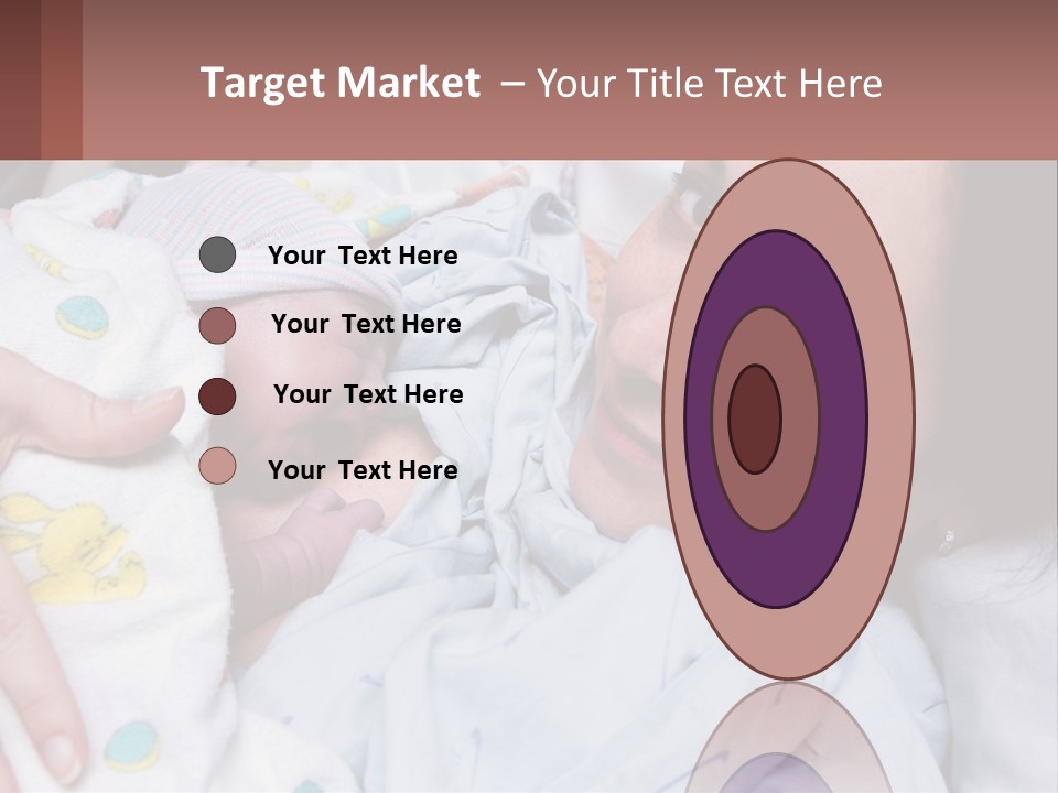 Box Cupcake Decorative PowerPoint Template