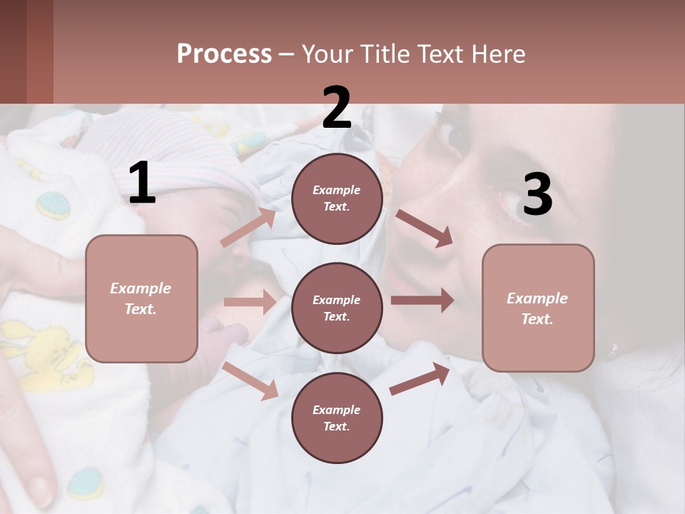 Box Cupcake Decorative PowerPoint Template
