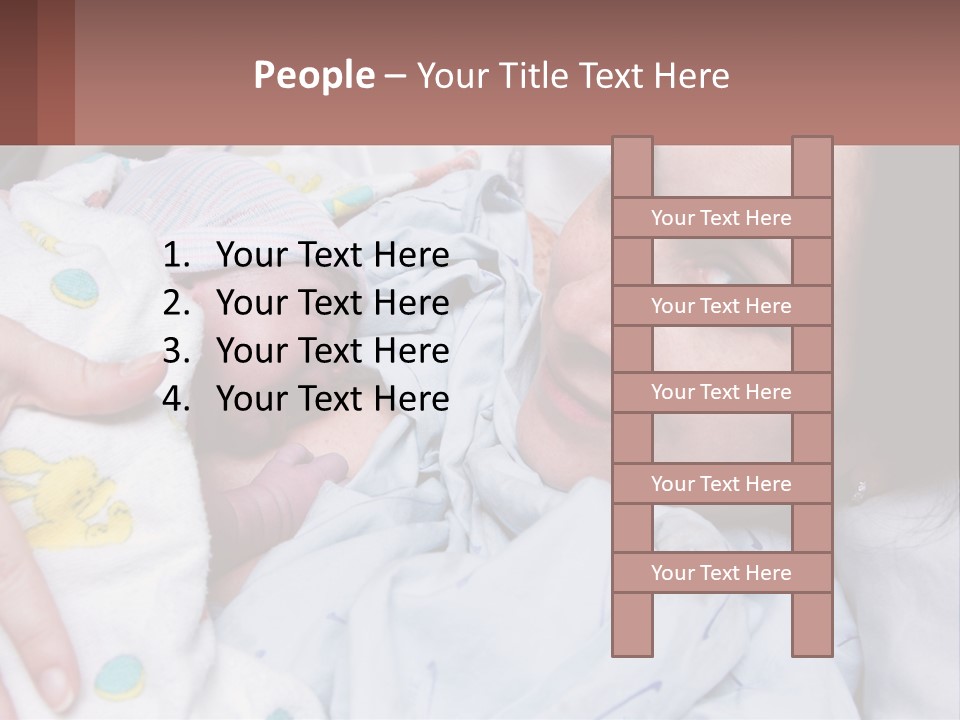 Box Cupcake Decorative PowerPoint Template