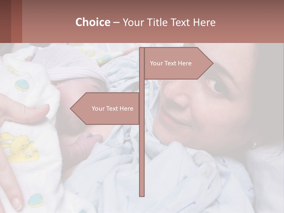 Box Cupcake Decorative PowerPoint Template