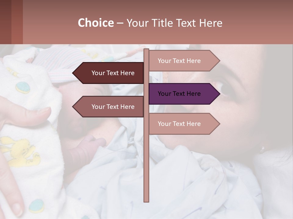 Box Cupcake Decorative PowerPoint Template