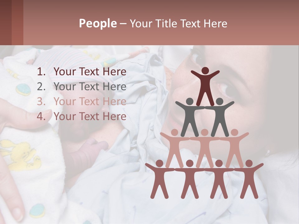 Box Cupcake Decorative PowerPoint Template