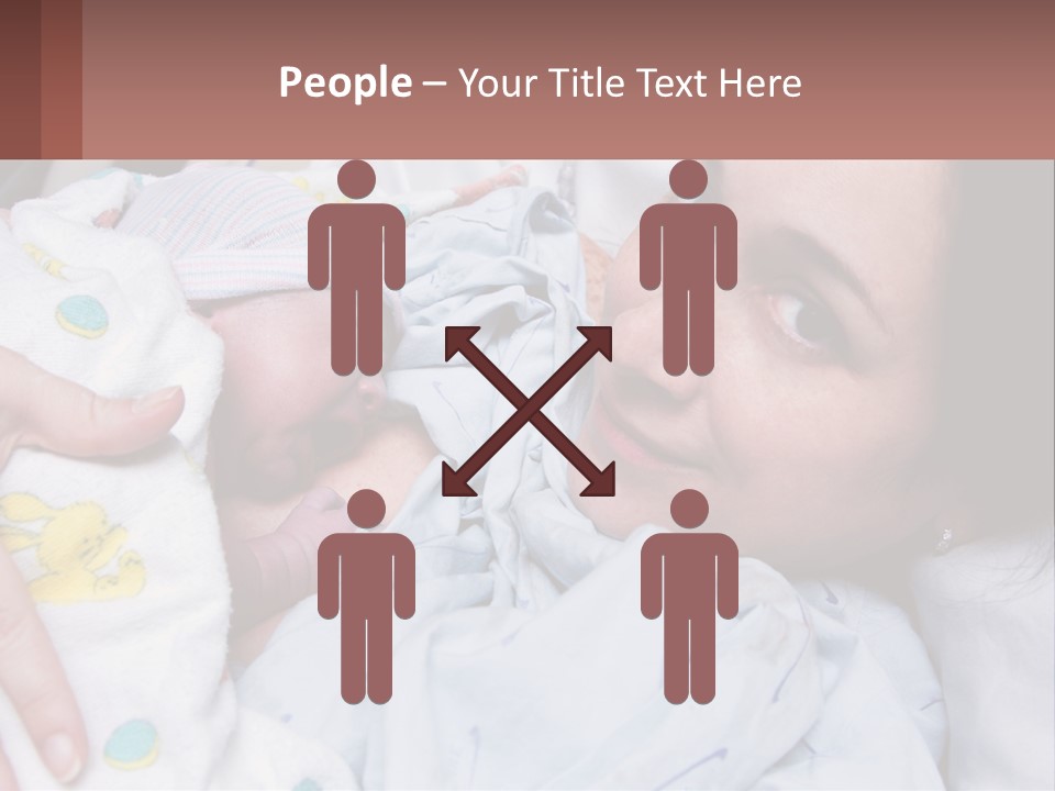 Box Cupcake Decorative PowerPoint Template