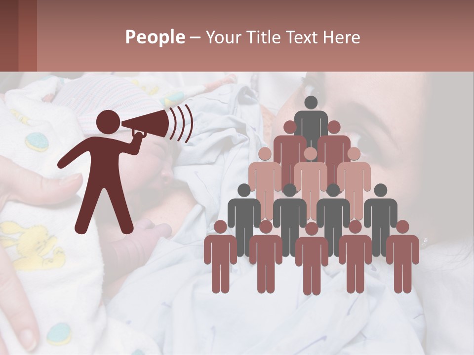 Box Cupcake Decorative PowerPoint Template